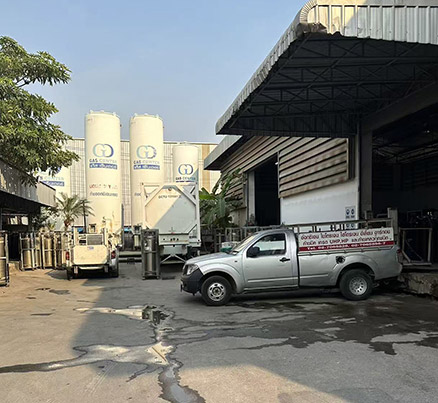 En 2024, construiremos tanques de oxígeno líquido y nitrógeno líquido para Thailand GAS CENTER y colaboraremos en la construcción de estaciones de servicio.