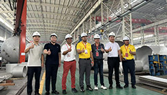 El equipo ejecutivo de GAS SUPERY de Tailandia visita la fábrica de recipientes criogénicos de nuestra empresa para discutir los requisitos y promover la cooperación.